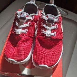 Nike Boys Red Shoes, never worn, size 10c
